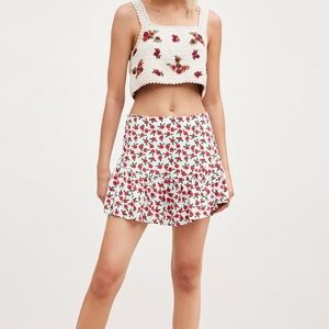 Zara Rose Mini Skirt